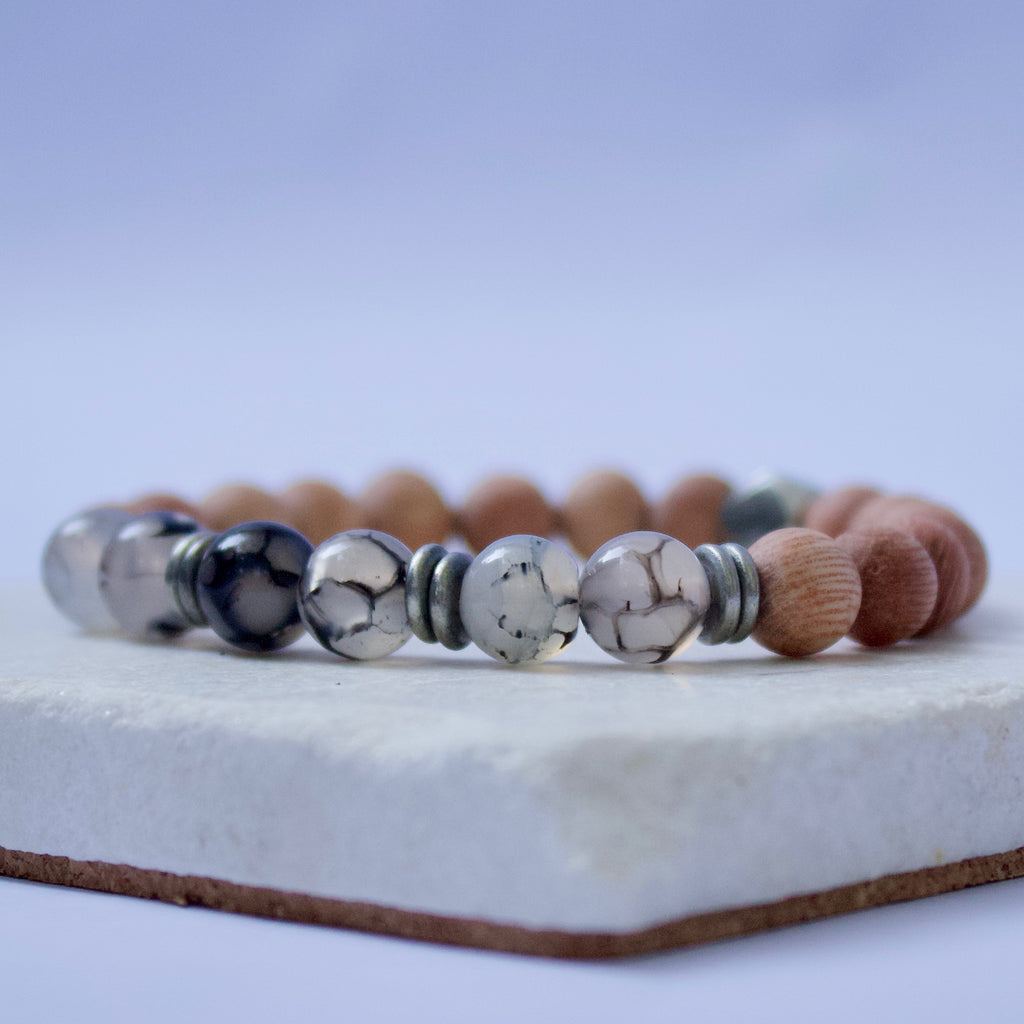 Dragon vein agate bracelet online