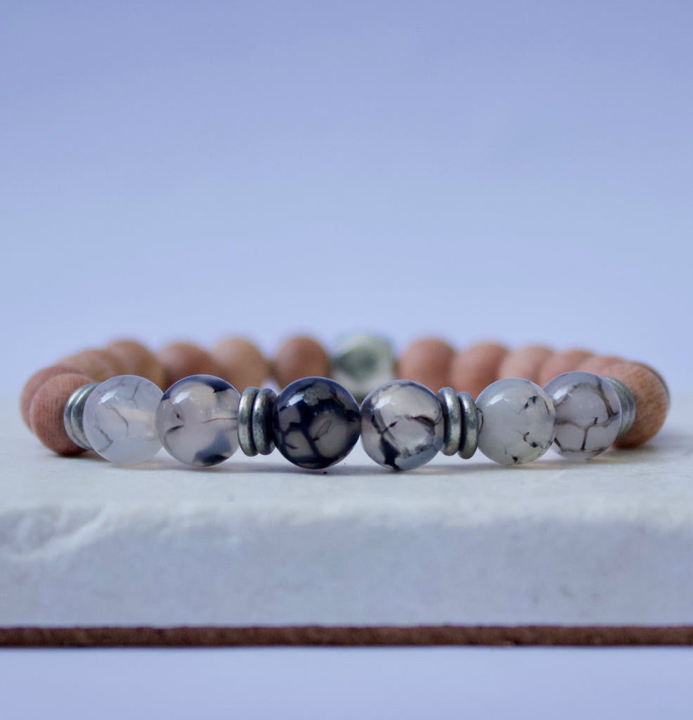 The Athena | Black Dragon Vein Agate