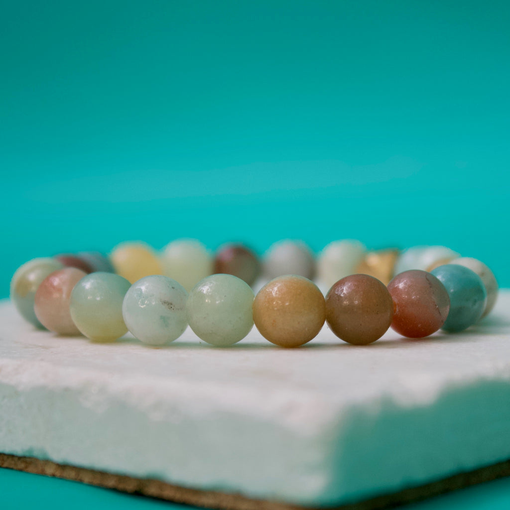 Multicolor Amazonite Gemstone Bracelet