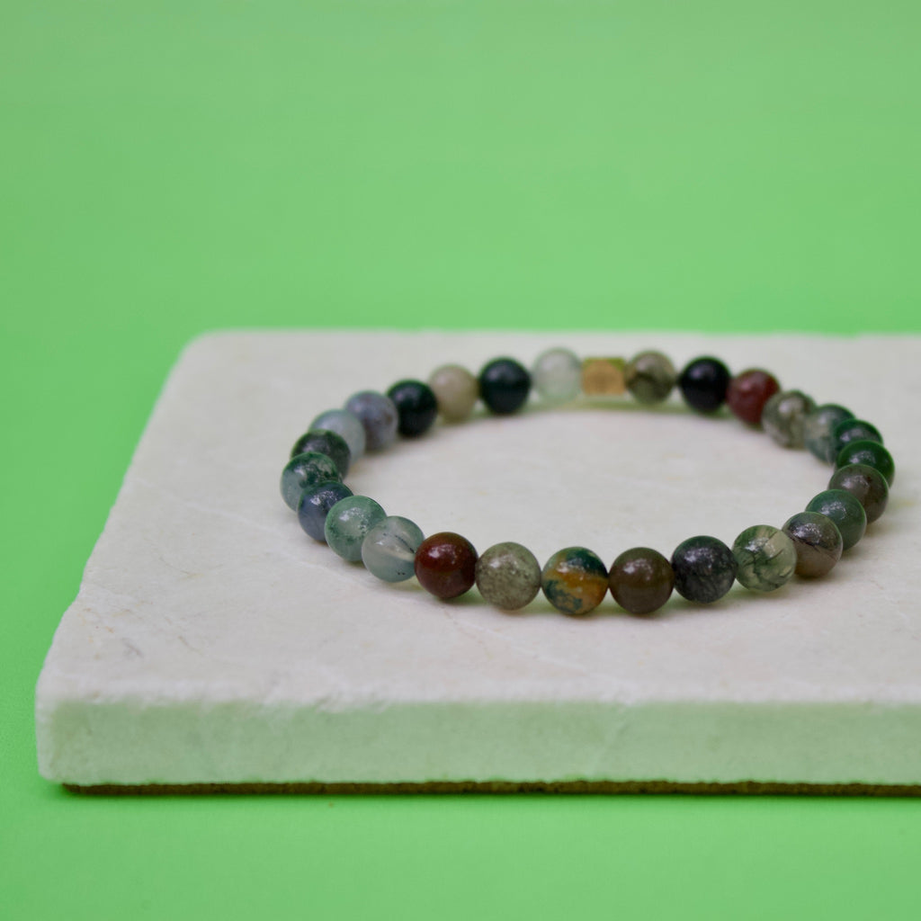 Fancy Jasper Gemstone Bracelet