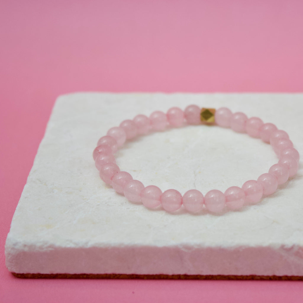 Rose Quartz Gemstone Bracelet