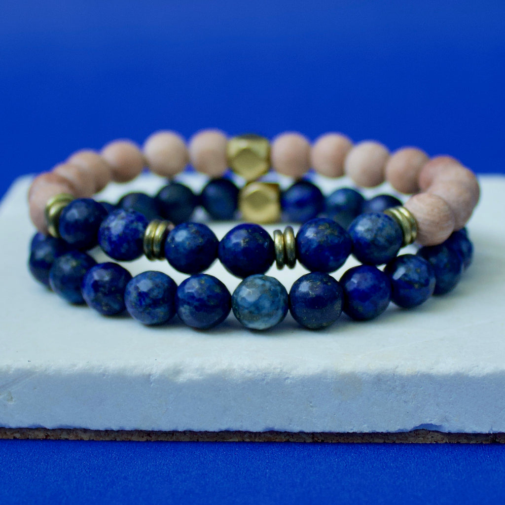 The Athena | Faceted Lapis Lazuli