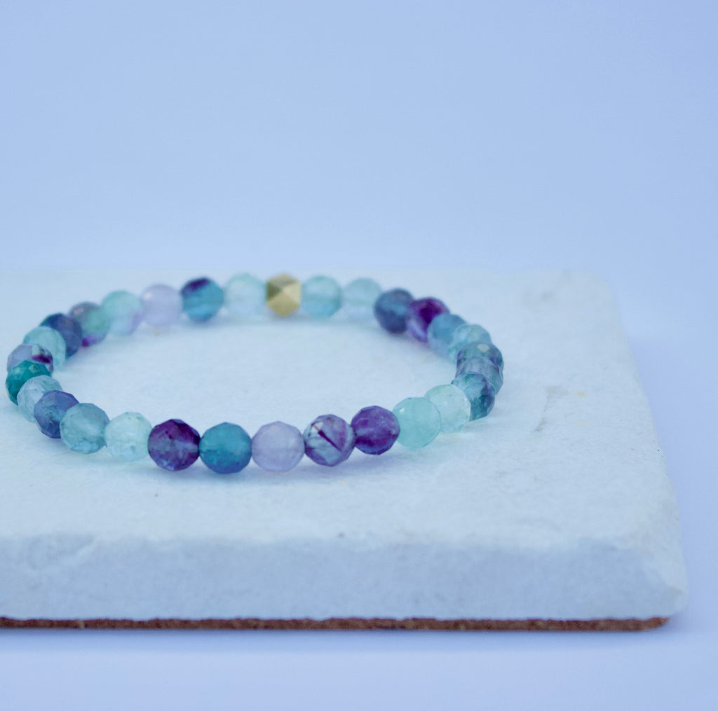 The Iris | Faceted Fluorite