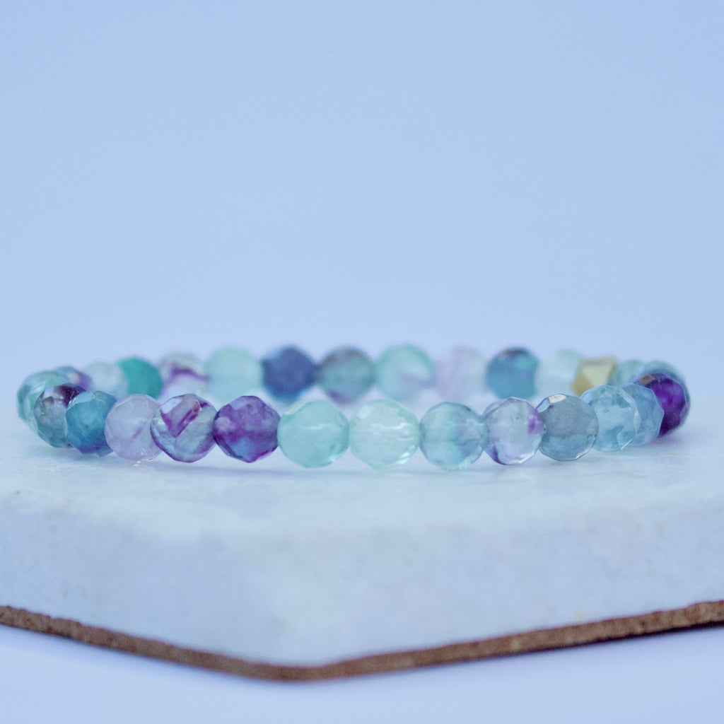 The Iris | Faceted Fluorite